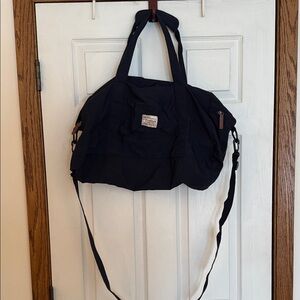 Barbour Navy Blue duffle bag